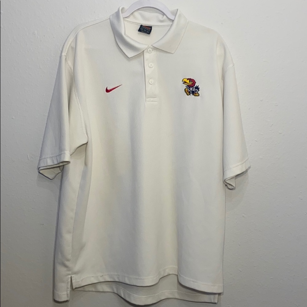 Nike Kansas KU golf polo shirt